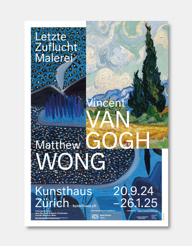 Matthew Wong - Vincent van Gogh Ausstellungsplakat