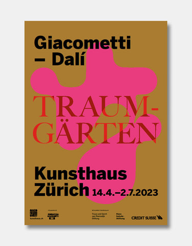 Giacometti / Dalí Ausstellungsplakat